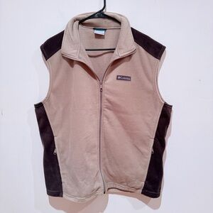 Columbia Beige Fleece Vest
